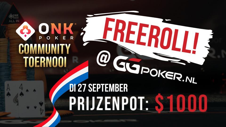 Community Freeroll op GGPoker - Jubileum Editie