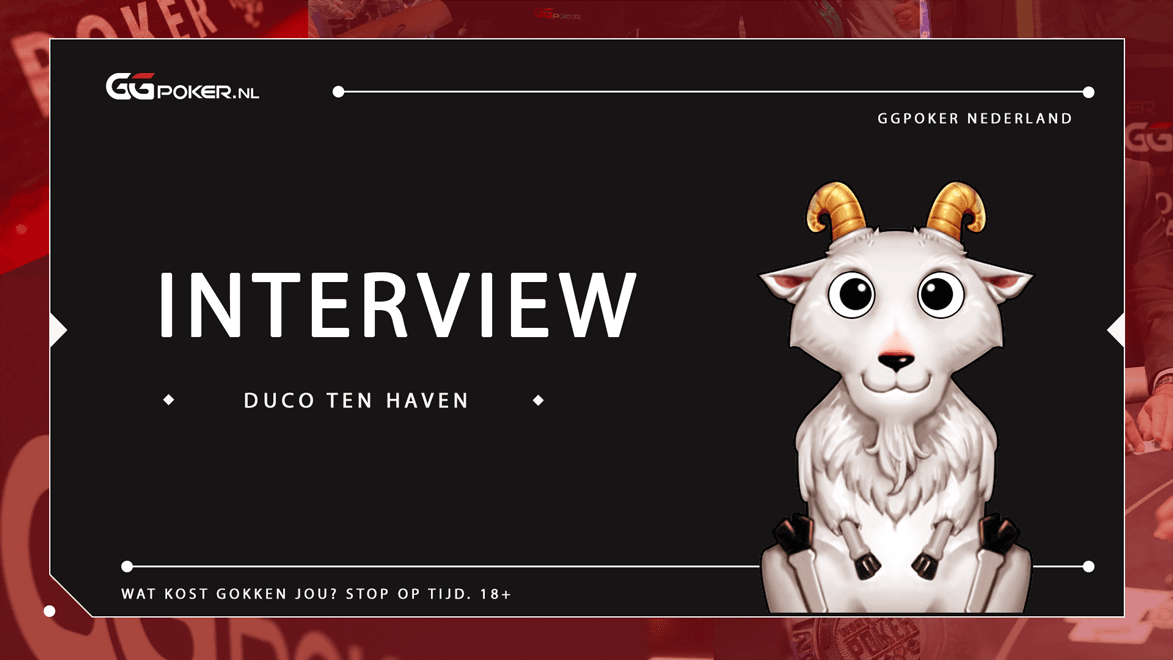 Interview GGPoker met Duco ten Haven