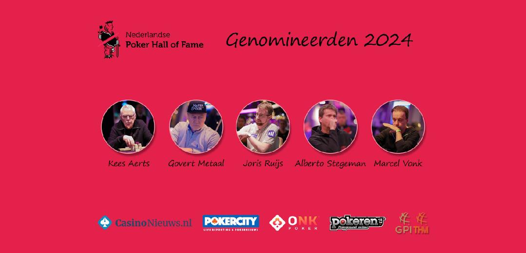 Nederlandse poker hall of fame 2024