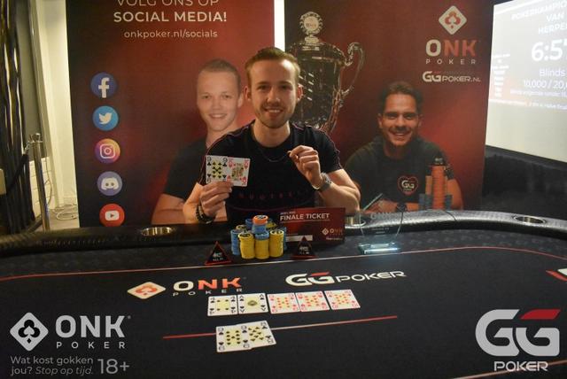 Tom van Duuren wint Pokerkampioenschap van Herpen