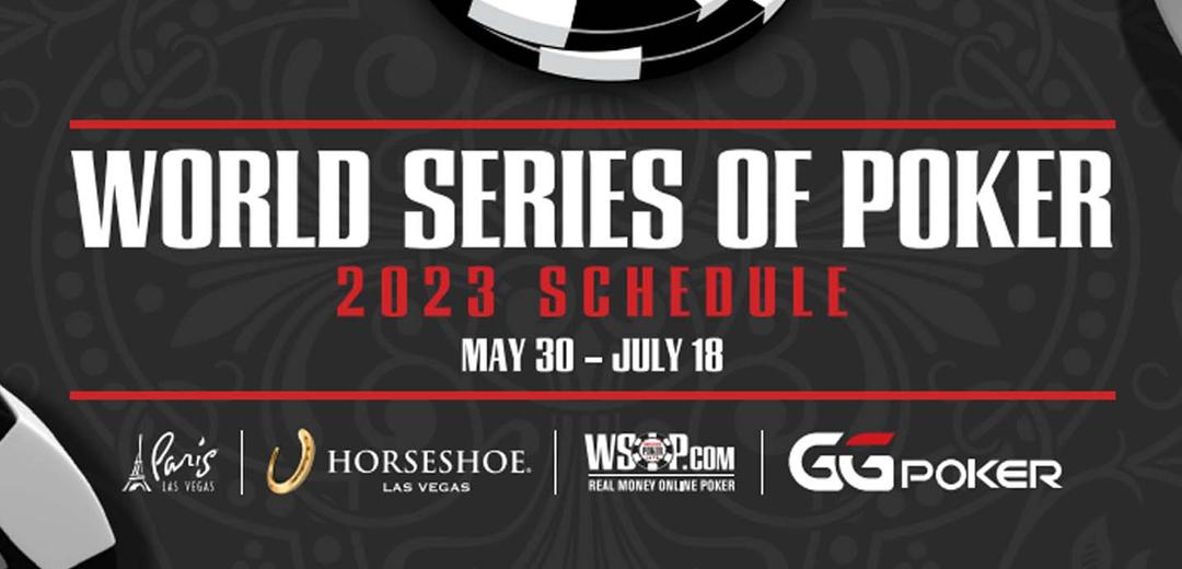 WSOP 2023 Speelschema