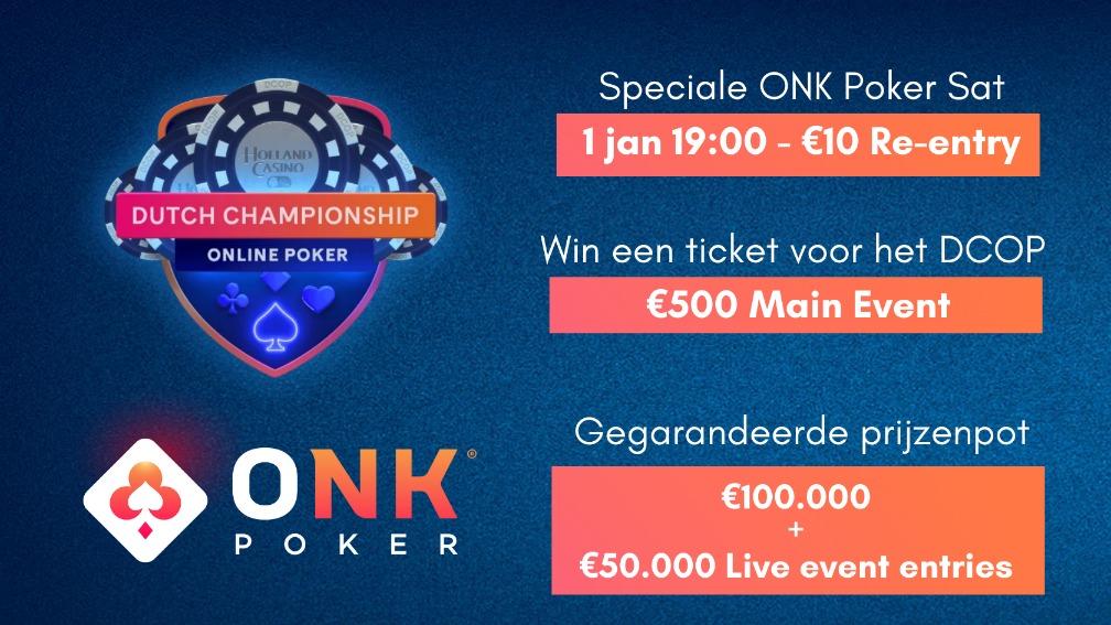 Begin 2023 goed en win een €500 DCOP Main Event ticket 