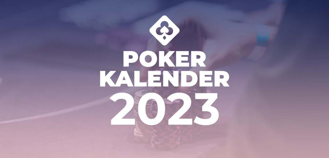 De pokerkalender van 2023