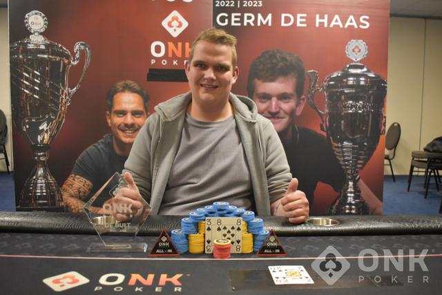 Wesley Faber wint Pokerkampioenschap van De Bult