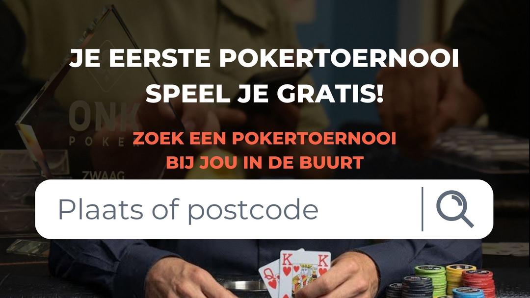 Nieuwe spelers spelen eerste toernooi gratis!