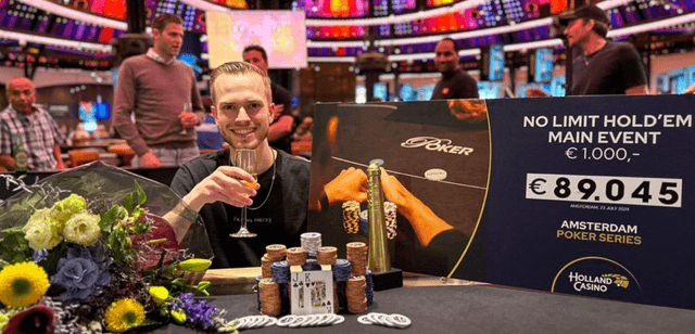 Carlo wint Amsterdam Poker Series voor €89.045,-!