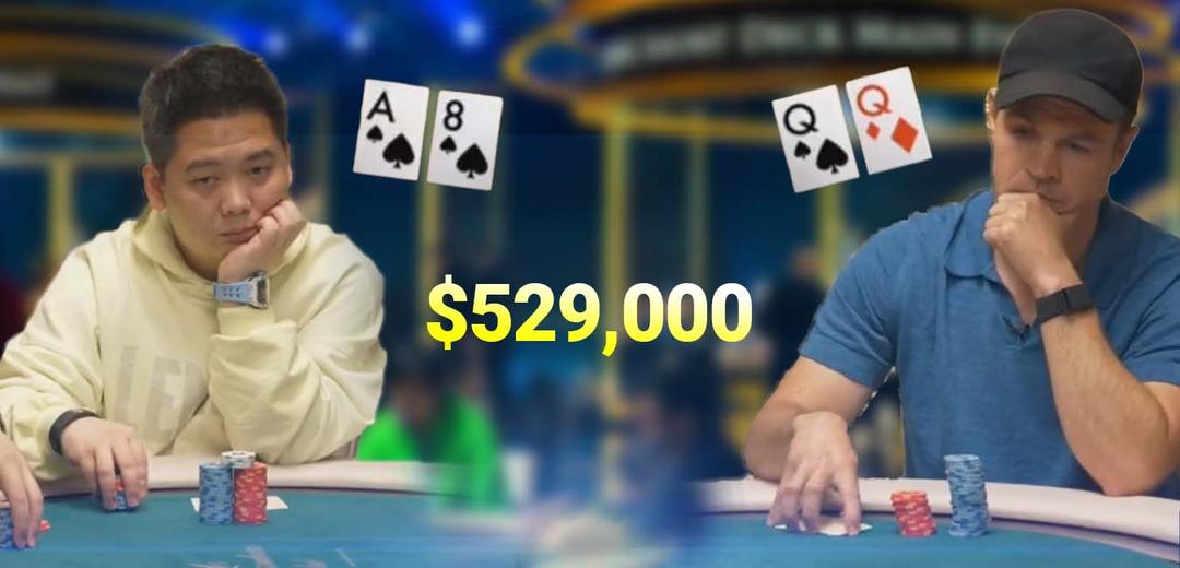 Bizarre runout! Andrew Robl heeft maar 3% kans op een pot van $500.000