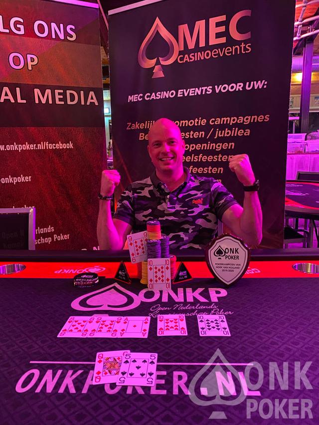 R.N.P van der waal wint Pokerkampioenschap van Hoek van Holland