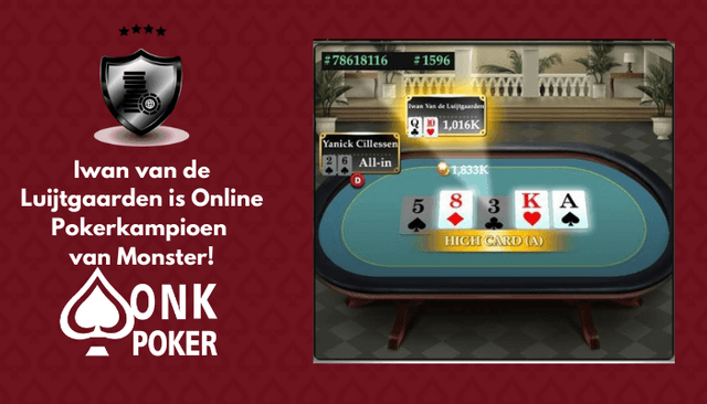 Iwan van de Luijtgaarden wint Online Pokerkampioenschap van Monster