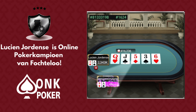 Lucien Jordense wint Online Pokerkampioenschap van Fochteloo