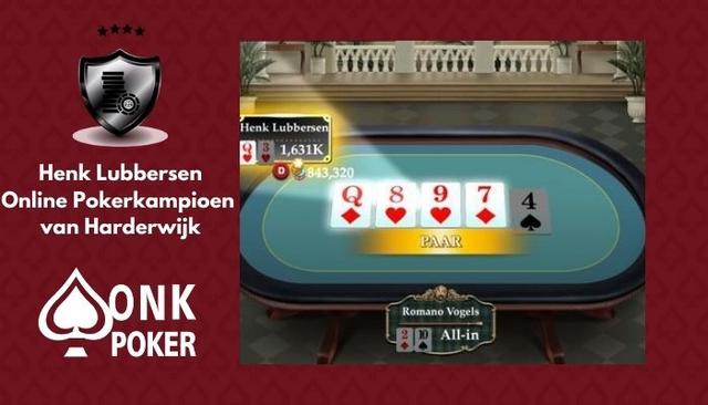 Henk Lubbersen wint Online Pokerkampioenschap van Harderwijk