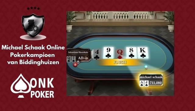 Michael Schaak wint Online Pokerkampioenschap van Biddinghuizen