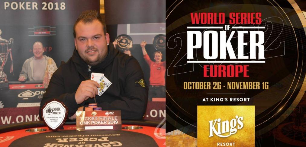 Community lid Enrico Zondag bij laatste 42 spelers van het €10K WSOPE Main Event