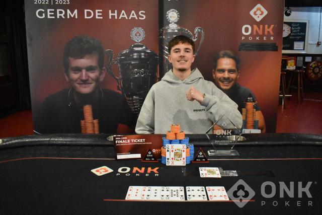 Alec van Herel  wint Pokerkampioenschap van Maarssen