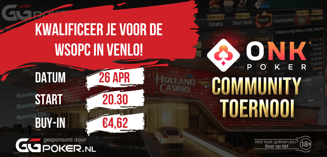 Community Toernooi in teken van WSOPC Venlo