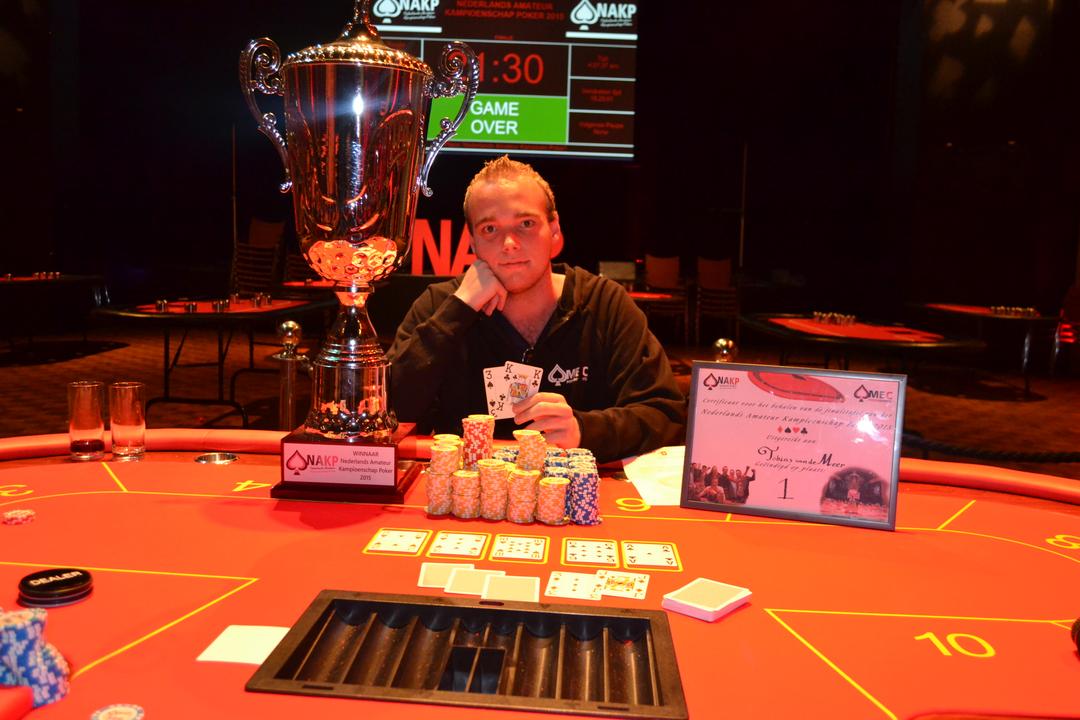 Tobias van der Meer Nederlands Amateur Kampioen Poker 2015