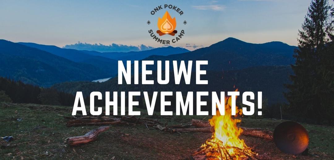 ONK Poker Summer Camp achievements!