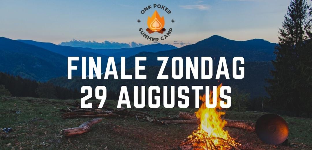 Finale ONK Poker Summer Camp a.s. zondag!