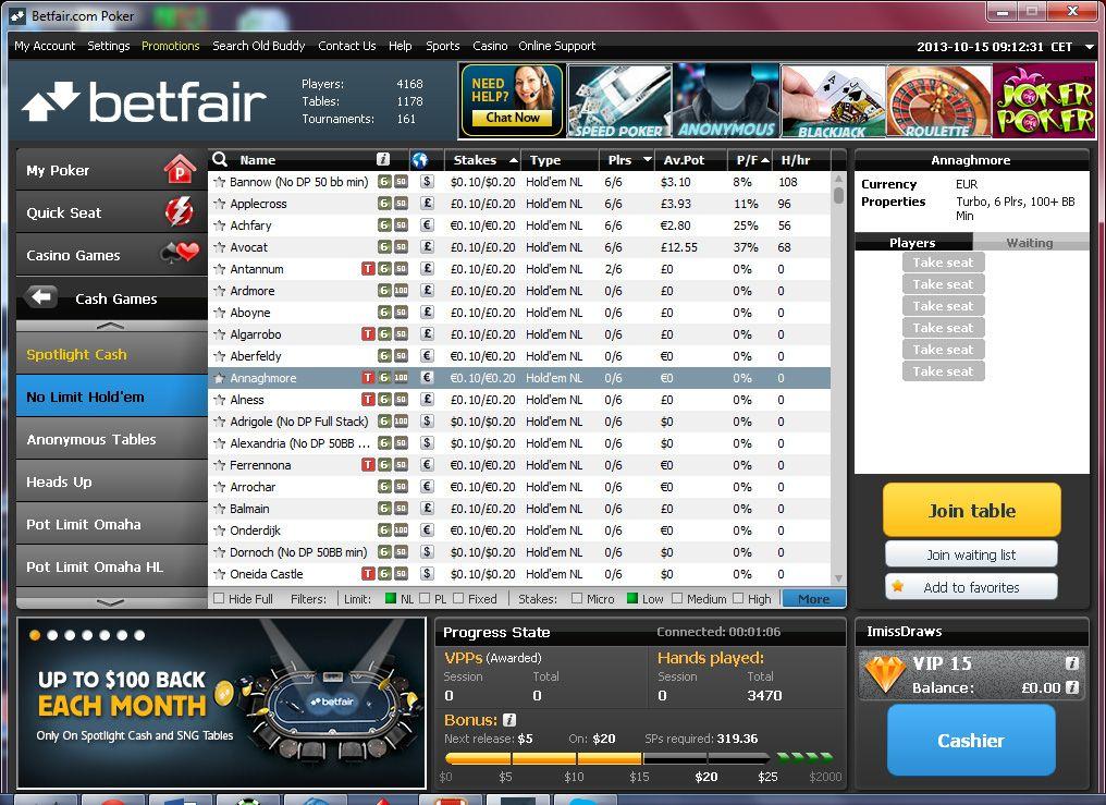 Betfair Poker